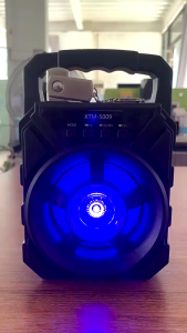 ลำโพง Bluetooth ไร้สาย ซับวูฟเฟอร์ พกพา ไฟ LED, USB การ์ด TF หรือมือถือ ดี เสียง ลำโพงบลูทูธ รองรับ ไมโครโฟน, บลูทู ธ