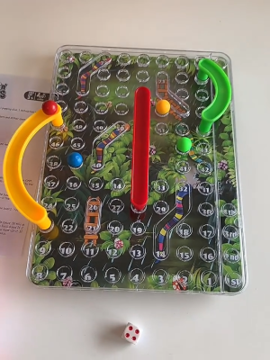 01009 Đồ Chơi Giải Trí Gia Đình - Board Game Cờ Rắn Và Thang 3D - Đồ Chơi Trí Tuệ Cho Bé Và Gia Đình