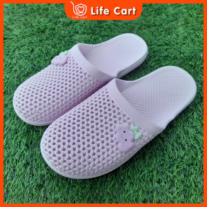 Cute Style Marshmallow Pattern Half Cover Shoe Slipper Sandal For Women