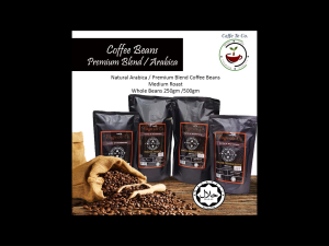 Caffe Te Co High Quality Coffee Bean / 100% Arabica Coffee Bean/ Premium Blend Robusta & Arabica Bean / Biji Kopi 250g 500g