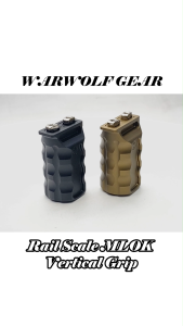 Rail Scale M-LOK Vertical Grip WARWOLFGEAR