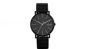 Skagen Mens Signatur Analog Watch ( SKW6914 ) - Quartz Black Case Round Dial 20 MM Black Stainless Steel Band