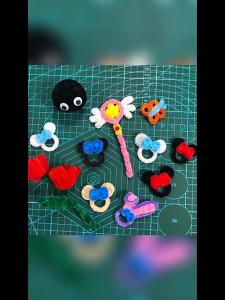 Happiness Baby Twisted stick macaron color diy bouquet material package colorful hairy root childrens handmade toys