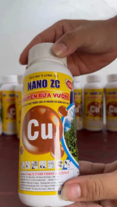 NANO ĐỒNG Kháng Khuẩn 500ml Sát Khuẩn Rửa Vườn Tăng Khả Năng Miễn Dịch Bảo Vệ Cây Trồng