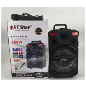 FTStar FPA-506 6.5" Portable Trolley Speaker w/ Bluetooth
