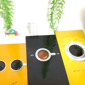 HIASAN DINDING WALL DECOR PAJANGAN POSTER DEKORASI KAMAR RUMAH YELLOW CUP COFFEE KOPI - Original Brand Tennesy - Proses Cepat & Harga Termurah (READY STOCK)