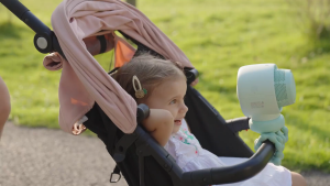 Baby Stoller Fan Auto Rotation Jisulife Life2 S Baby Stroller Car Seat Rotatable Oscillating Rechargeable Portable Bladeless Fan Kipas Baby Stoller with Flexible Stand and LED Light