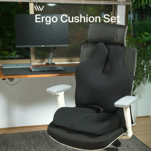ประกัน 1 ปี LIV Rabbit Ergo Back Cushion เบาะรองหลัง หมอนรองหลัง หมอนพิงหลัง เพื่อสุขภาพ ใช้ได้ทั้งเก้าอี้และรถยนต์