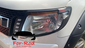ครอบไฟหน้า ครอบไฟท้าย Ford Ranger ปี 2012-2018 (ครอบไฟหน้า มี 2 รุ่นมี ปี 2012และ ปี 2015) สี ดำด้าน