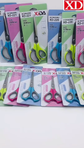 XIDA Premium Stainless Steel Office Home Kitchen Scissors Gunting Sharpness Durable Alat Tulis Pejabat Student Cutter