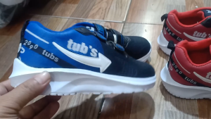 Sepatu Sekolah Anak Laki Laki Perempuan Warna Hitam Putih Murah Tali Perekat Rekat Velcro Kecil Tanggung Umur 6-10 Tahun PAUD TK SD SMP SMA Kelas 1 2 3 4 5 6 7 8 9 0-KIDZTUBS2912212236