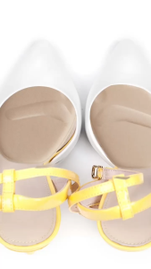 TAS Bantalan Alas Kaki 1 Pasang Insole Pad Polos Lancip Bulat