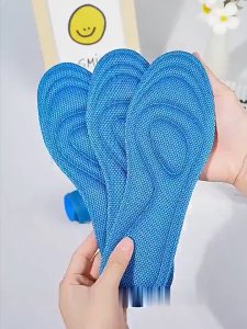 MD-S64 Alas Kaki Insole Busa Empuk Sepasang / Alas Sepatu 1 Pasang Insole Breathable Antibacterial