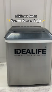 Idealife IL-121 Mesin Es Batu Kristal ICe Maker 15.0 Liter 24 Jam