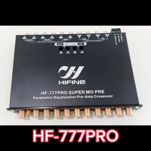 Kimphatปรีแอมป์ 7แบนด์ HF-777PRO ปรีแอมป์รถยนต์ ปรีโม 7 แบนแจ๊คหลังทิฟฟานี แยกซับ กลางชัด เบสแน่น ปรีคุณภาพ ปรับความถี่อย่างดี HIFINE