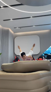 AIODIY Automatic inflatable bed for household use bunk bed double inflatable bed with built-in electric pump air bed