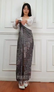 Galeri Batik: Rok Lilit Batik Floral Terbaru