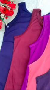 6PCS Tanktop Wanita Tali Lebar Kamisol Singlet Atasan Pakaian dalam Tank top Wanita