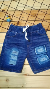 Celana Pendek Anak Laki-laki Model Sobek Robek Jeans 2 Sampai 5 Tahun