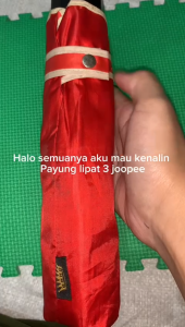 payung lipat 3 polos anti UV | jope umbrella