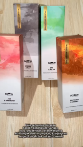 Reed Diffuser Crystal Aromaterapi Bowin Pengharum Ruangan Essential Oil Tahan Lama awet