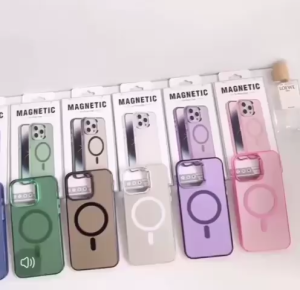 Matte Hologram Case Magnetic SAMSUNG Galaxy S23 S23FE S23+ S23Plus S23Ultra S24 S24+ S24Plus S24Ultra Plus Ultra Metalik Body Clear Edge IP-211