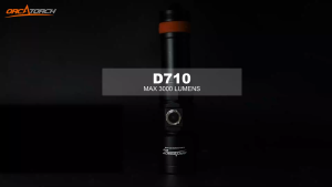 OrcaTorch D710 Pack Dive Light 3000 lumens Scuba Diving