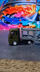 Diecast Miniatur Mainan Mobil Truk Kargo Towing Kontainer Metal