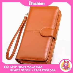 iFASHION 1362 Women PU Leather Wallets Pouch Purse Clutch Card Holder Bag Wanita Beg Duit Dompet Panjang
