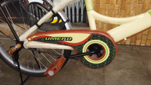 Umeko Risa จักรยานผู้ใหญ่ 20 นิ้ว ตะกร้าเหล็ก จัดเสมอให้สวย พักขา