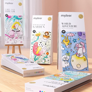 (Unicorn Legend) Mideer Pocket Watercolour Painting Book Art and Craft Picture Book Children Kids Present Gift