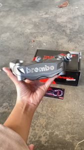 KALIPER 4 PISTON M3 M432 GREY PICTH 100 MONOBLOCK TERKENAL M432 CALIPER DEPAN M432 GP4X ORIGINAL IMPORT