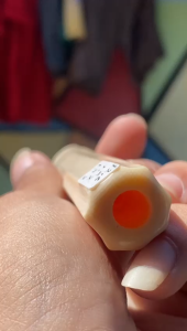 Pipa GG Blimbing Asli Lokal Panjang 12cm Bahan Merah Bening