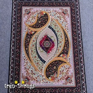 Tren-D-rugs Karpet jumbo eropa vintage persian abstrak alas lantai ruang tamu 200 cm x 200 cm - NMs