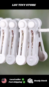 16 PCS High Quality Windproof clip for drying clothes and drying socks plastic clip clothespin traceless clip household fixed clothes drying clip