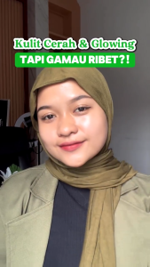 Mako by Seris - Duo Paket Penatawajah Kulit Pelembab & Brightening Serum dengan Rose Extract dan Centella Asiatica