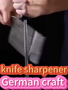 Original professional steel knife sharpener black handle(10/12)