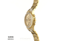 [Promo] Jam Tangan Wanita Guess GW0320L2 MOONLIGHT Gold Tone Case Gold Tone Stainless Steel Original Garansi 2 Tahun [✔COD][100% Authentic]