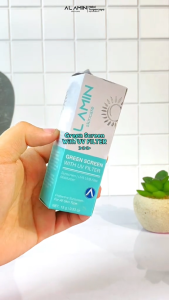 Alamin Green Screen With UV Filter | Sunscreen / UVA / UVB Filter Moisturaizer / Protective Sunscren For All Skin Type