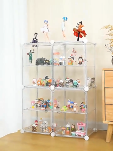 Airice กล่องโปร่งใสสามารถถอดออกได้กล่องเก็บของเล่น พลาสติกอย่างดี มีหลายขนาดให้เลือก โปร่งใสราวกับแก้ว