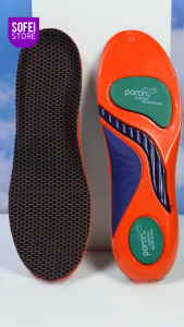 Poron พื้นรองเท้าแบบโค้งแบนดูดซับแรงกระแทกบรรเทาอาการปวดส้นเท้า