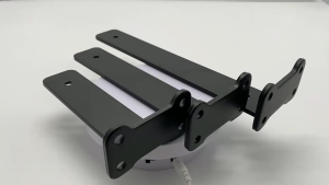 2Pcs Steel Heavy Duty Concealed Floating Bracket Front and Back Concealed Wall Bracket