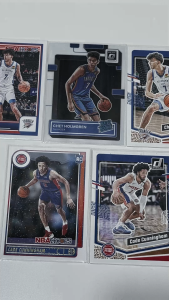 2022-23 / 2023-24 Panini Donruss / Donruss Optic / NBA Hoops Cade Cunningham & Chet Holmgren (Base & RC)