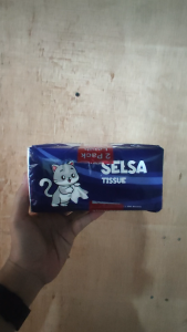Tissue Facial Selsa 180 Sheet 2 Ply Tisu Tisue Tissu Wajah Muka 180s 180 Lembar 2 Rangkap / 2ply / 2 Lapis Pembersih Refill Original Untuk Di Rumah Makan Mobil Restoran Dapur Steril Sekelas Paseo Tessa Cussons - Bayar Ditempat - COD