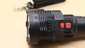 Senter LED Tahan Air 7 Mode Cahaya Super Terang / Senter Taktis Dengan Lampu Samping COB 3000lumen