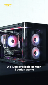 Armaggeddon AQUARON X CURVE Fish Tank Design Gaming PC Case with Dual Chamber | See Thru Side Panel