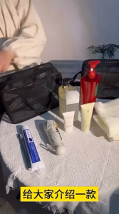 SUNNY8 Mesh Shower Bag Large Capacity Swimming Bag Portable Gym Bag Bath Bag Lightweight Beg Mandi