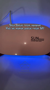 LED Lampu UV Nail Art SUNMINI Pengeras Resin Sinar Nail Dryer Pengering Kutek Smart LED