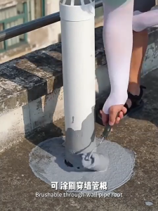 🔥1000g with brush🔥Waterproof Sealant Glue 3 Colors Optional Repair Roof Wall Cracks Cement Wall Tile Plywood Roof Cracks Concrete Watertight Waterproof Paint Without Leakage Transparent Sealant Glue