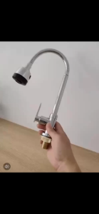 Keran Pencuci Piring Dapur: Kran Kepala Angsa & Baja Tahan Karat